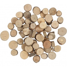 Holzscheibe, D 10-15 mm, 25 g/ 1 Pck