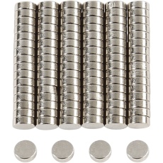 Power-Magnet ”NdFeB” , D 5 mm, Dicke 2 mm, 100 Stk/ 1 Pck