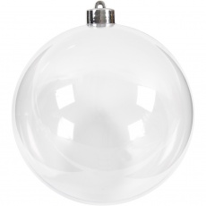 Deko-Kugeln, D 13,6 cm, Transparent, 1 Stk