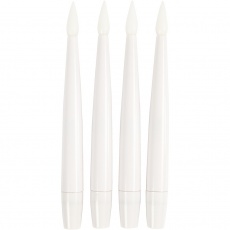 LED-Weihnachtsbaumkerze, H 15,5 cm, D 14 mm, 4 Stk/ 1 Pck