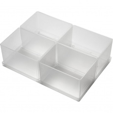 Einsetz-Box, BA7-1, H 80 mm, Größe 109x79 mm, 4 Stk/ 1 Pck