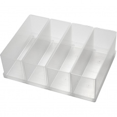 Einsetz-Box, BA8-2, H 80 mm, Größe 157x55 mm, 4 Stk/ 1 Pck