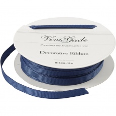 Zierband, B 6 mm, Blau, 15 m/ 1 Rolle