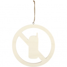 Schild, Keine Mobiltelefone, Größe 21,3 cm, Dicke 0,9 cm, 1 Stk