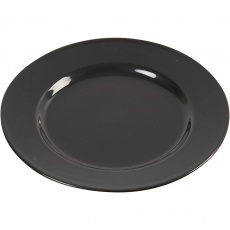 Beistellteller, D 19 cm, Schwarz, 6 Stk/ 1 Pck
