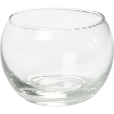 Kerzenglas, H 7 cm, D 8 cm, 12 Stk/ 1 Pck