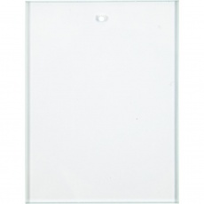Glasplatten, Größe 8x6 cm, Dicke 3 mm, 10 Stk/ 1 Box