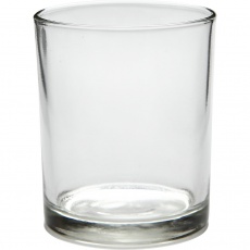 Teelichtglas, H 8,3 cm, D 6,9 cm, 240 ml, 12 Stk/ 1 Box