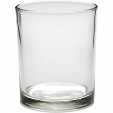 Teelichtglas, H 8,3 cm, D 6,9 cm, 240 ml, 12 Stk/ 1 Pck