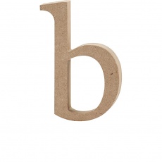 Buchstabe, b, H 13 cm, Dicke 2 cm, 1 Stk