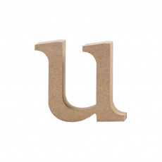 Buchstabe, u, H 8,5 cm, Dicke 2 cm, 1 Stk