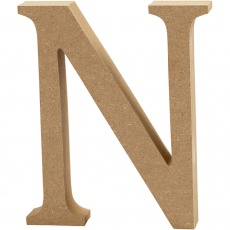 Buchstabe, N, H 8 cm, Dicke 1,5 cm, 1 Stk