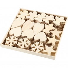 Weihnachtsaufhänger, Größe 9-11 cm, Dicke 4 mm, 90 Stk/ 1 Pck