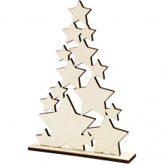 Weihnachtsbaum, H 29,8 cm, T 4 cm, B 21,5 cm, 1 Stk