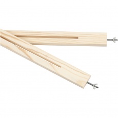 Leisten-Set für multifunktionalen Holzrahmen, L 120 cm, 2 Stk/ 1 Pck