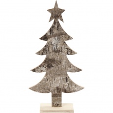 Holz-Weihnachtsbaum, H 26 cm, B 13 cm, 1 Stk