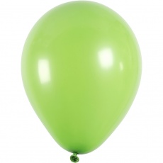 Ballons, rund, D 23 cm, Grün, 10 Stk/ 1 Pck