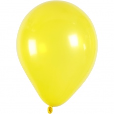 Ballons, rund, D 23 cm, Gelb, 10 Stk/ 1 Pck