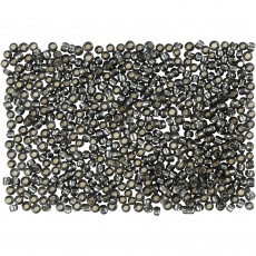 Rocailleperlen, D 1,7 mm, Größe 15/0, Lochgröße 0,5-0,8 mm, Graugrün, 500 g/ 1 Btl.