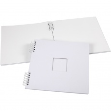 Scrapbook, Größe 30,5x30,5 cm, 250 g, Weiß, 1 Stk