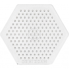 Steckplatte, Kleines Sechseck, Größe 7 cm, medium, 10 Stk/ 1 Pck