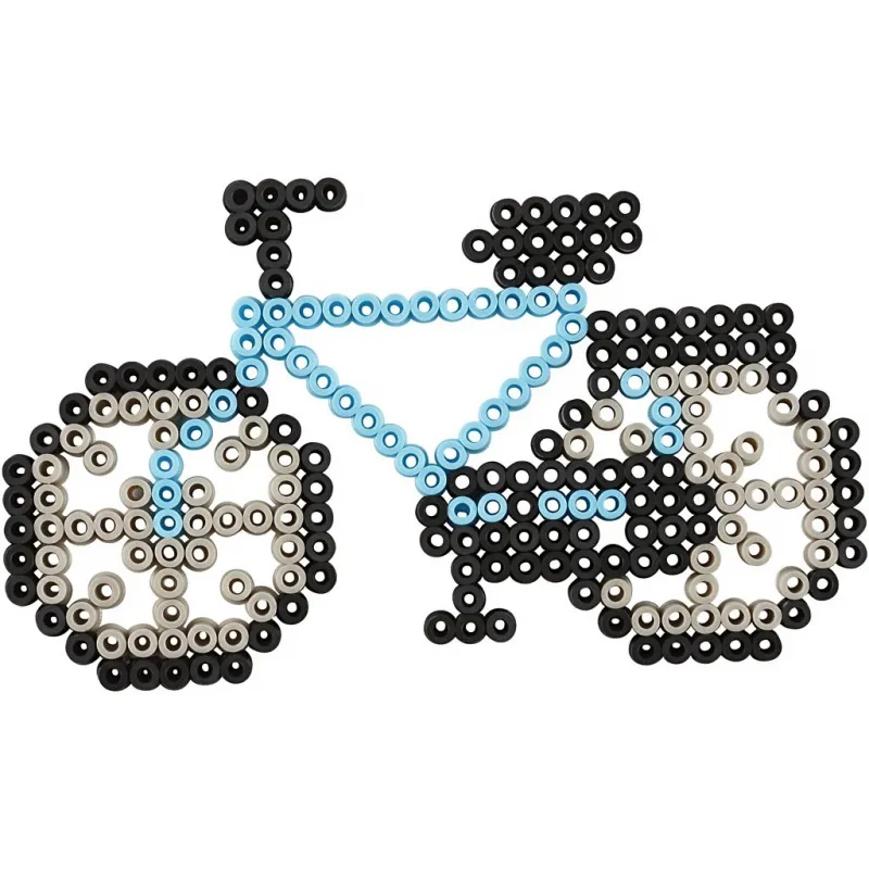 Steckplatten, Auto, Flugzeug, Boot, Traktor, Bus und Fahrrad, Größe 9x9,5+11x16 cm, medium, 6 Stk/ 1 Pck