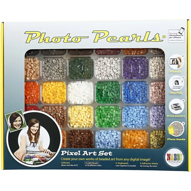 Fotoperlen-Set, medium, 15000 Stck., 1 Set
