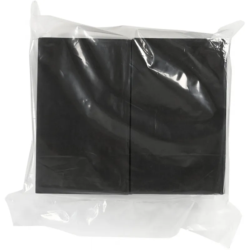 Platten für Fadenkunst, Größe 20x12 cm, Dicke 10 mm, Schwarz, 16 Stk/ 1 Pck