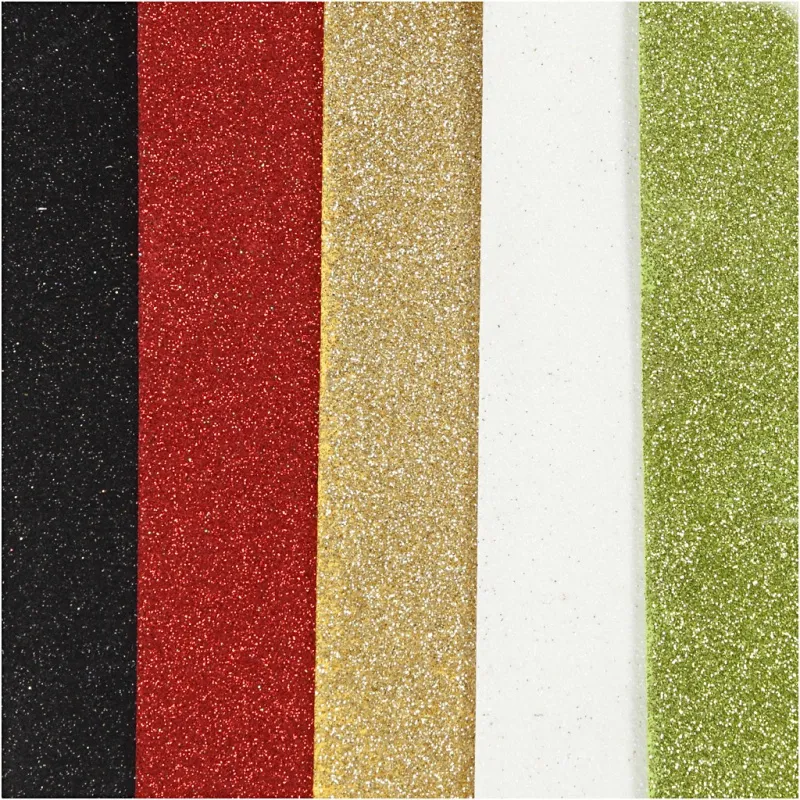 Moosgummi, A5, Blatt 148x210 mm, Dicke 2 mm, 5 Bl./ 1 Pck