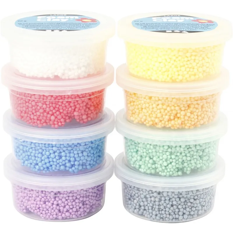 Foam Clay Large, Sortierte Farben, 8x20 g/ 1 Pck