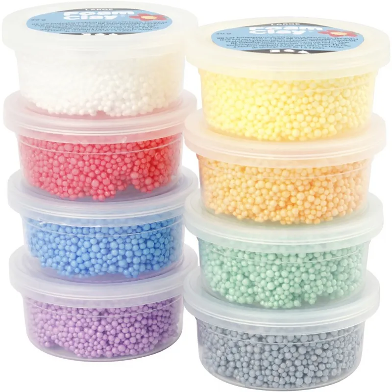 Foam Clay Large, Sortierte Farben, 8x20 g/ 1 Pck