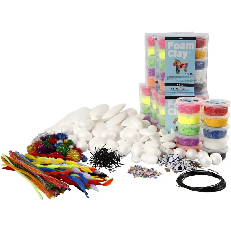 Gruppen-Kreativset Foam Clay® Figuren, 1 Pck