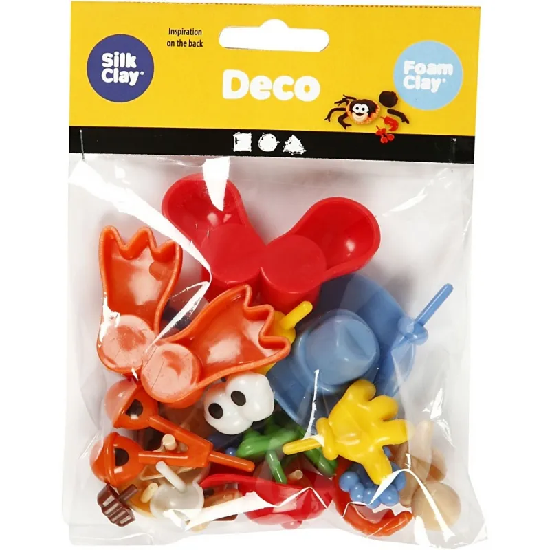 Körperteile, Größe 0,8-6,8 cm, Sortierte Farben, 26 Stk/ 1 Pck