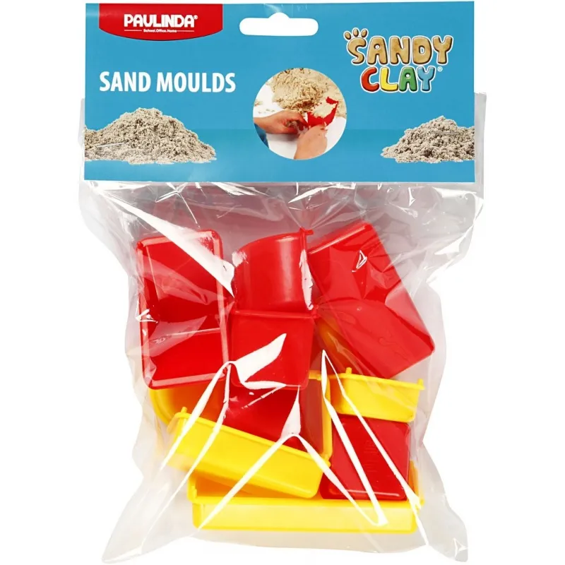 Sandförmchen, Geometrische Formen, Größe 3,5-9,5 cm, 12 Stk/ 1 Pck