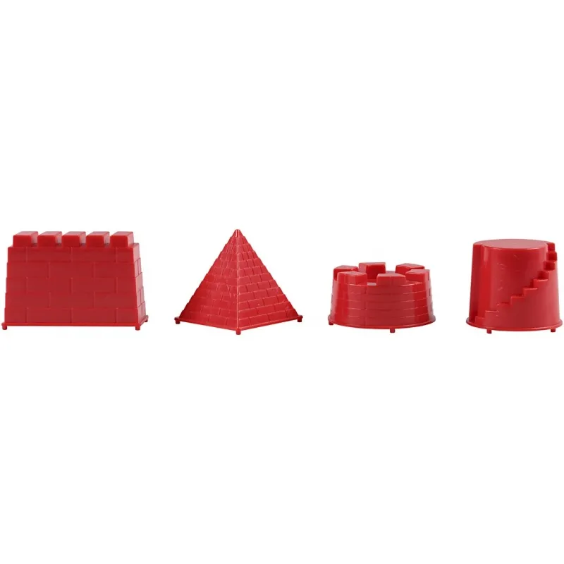 Sandförmchen, Burgen, Größe 5,5-8,5 cm, 4 Stk/ 1 Pck