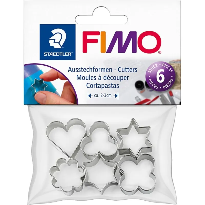 FIMO® Ausstechformen, 6 Stk/ 1 Pck