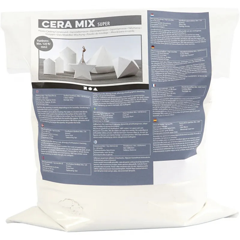 Cera-Mix Gießmasse "Super", Weiß, 5 kg/ 1 Pck