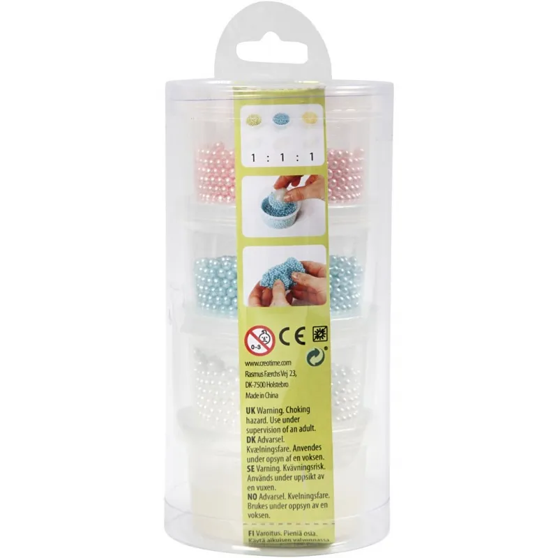 Pearl Clay®, Sortierte Farben, 3x25+38 g, 1 Set