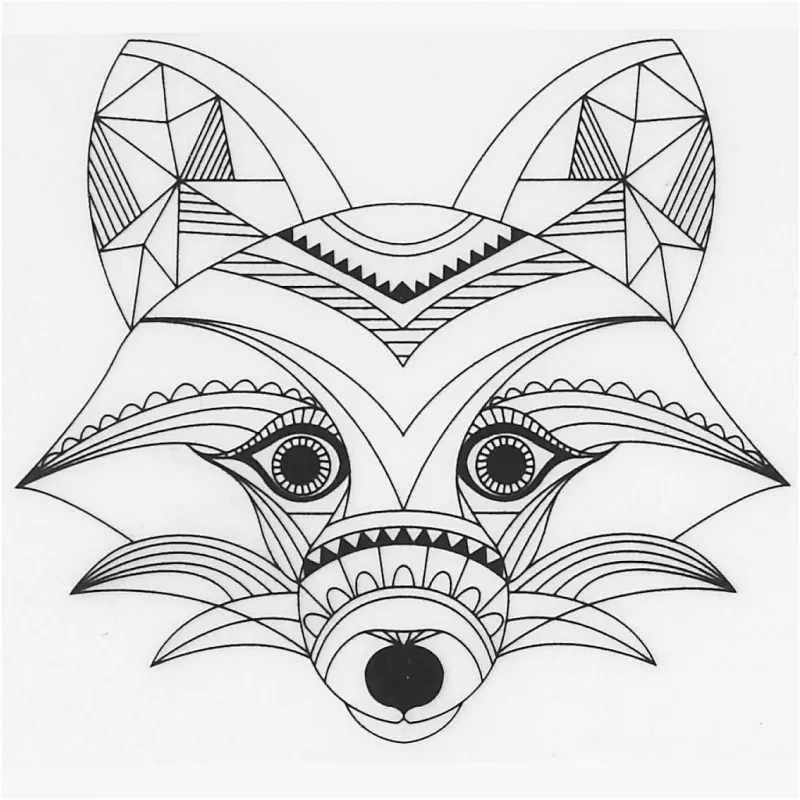 Schrumpffolie mit Motiven, Wilde Tiere, Blatt 10,5x14,5 cm, Dicke 0,3 mm, Matt transparent, 4 Bl./ 1 Pck
