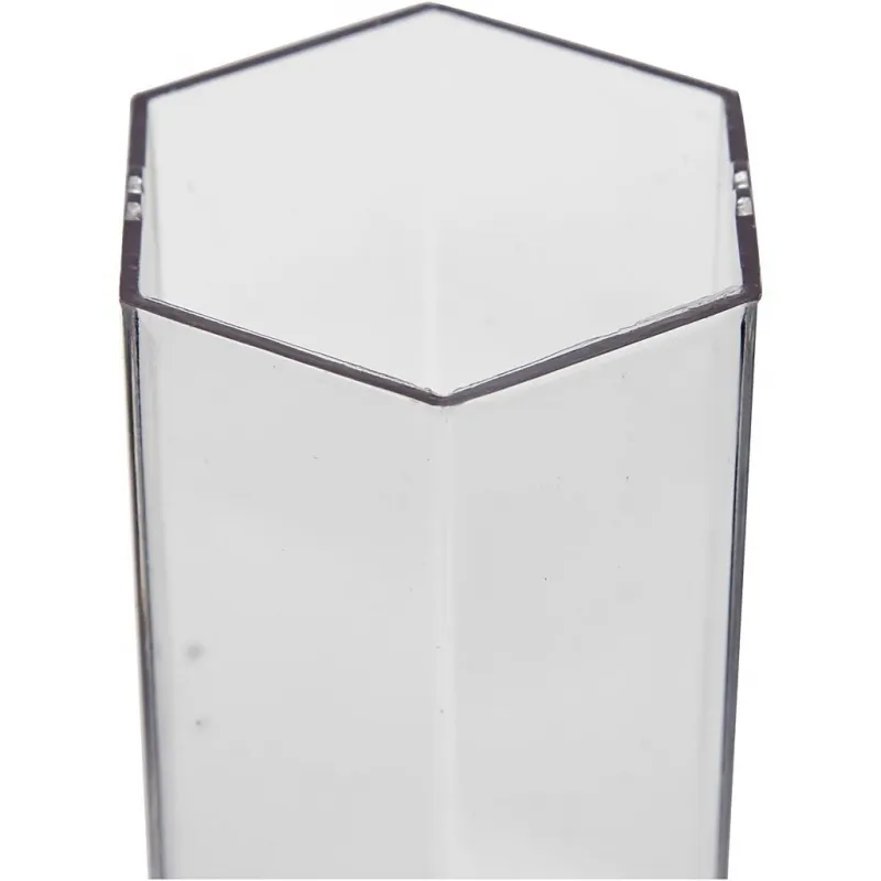 Kerzengießform, Sechseck, Größe 170x53 mm, 1 Stk