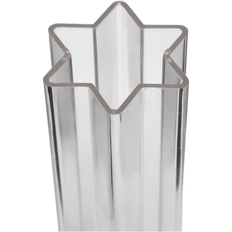 Kerzengießform, Sechsstrahliger Stern, Größe 220x55 mm, 1 Stk