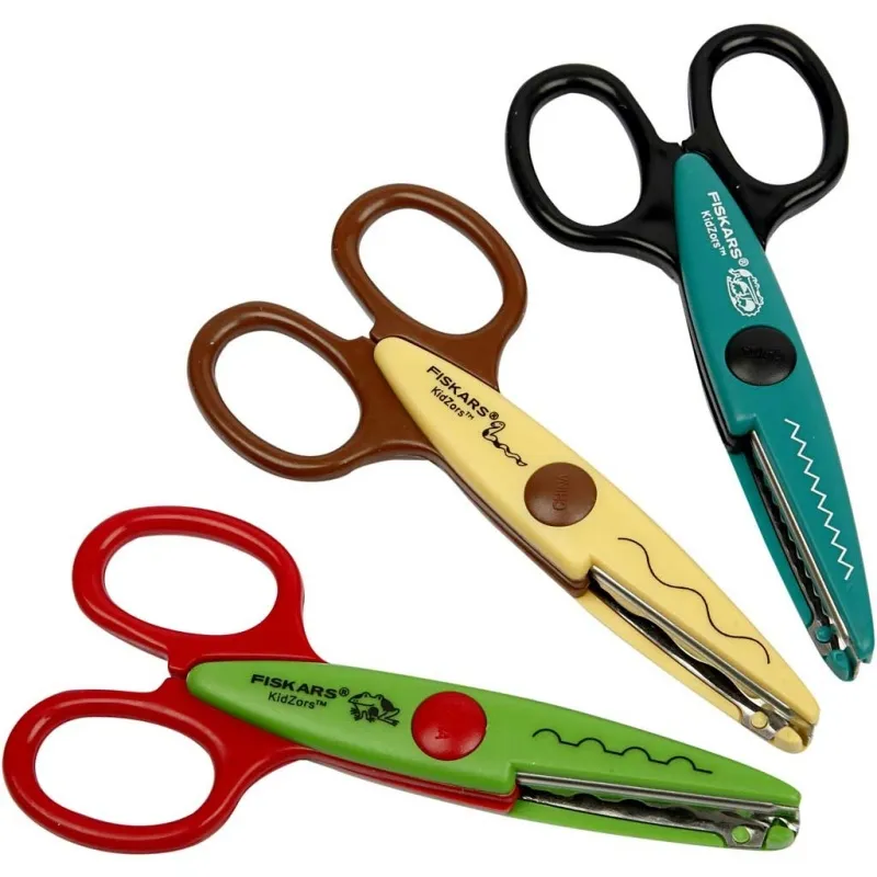 Fiskars Kidzors Konturenscheren - Sortiment, 3 Stk/ 1 Pck