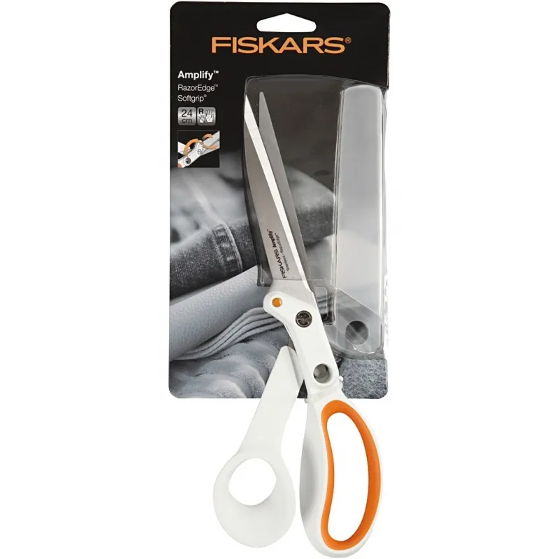 Fiskars Amplify RazorEdge® Schere, L 24 cm, für Rechtshänder , 1 Stk