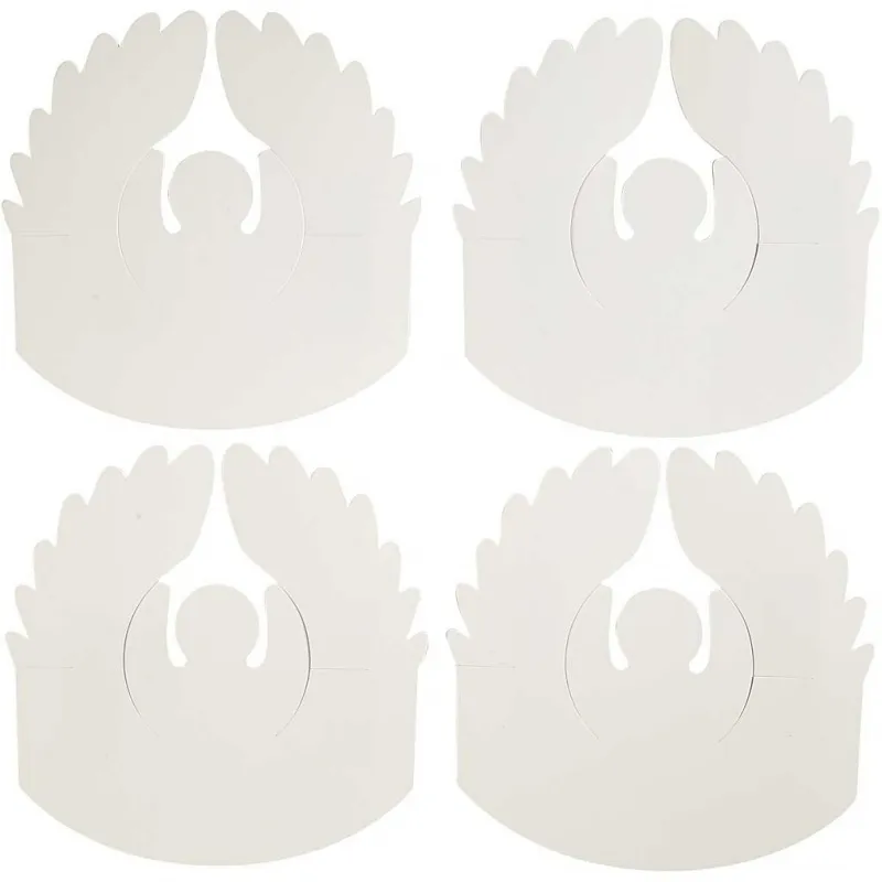 Engel, H 10,5 cm, D 7 cm, 230 g, Weiß, 25 Stk/ 1 Pck