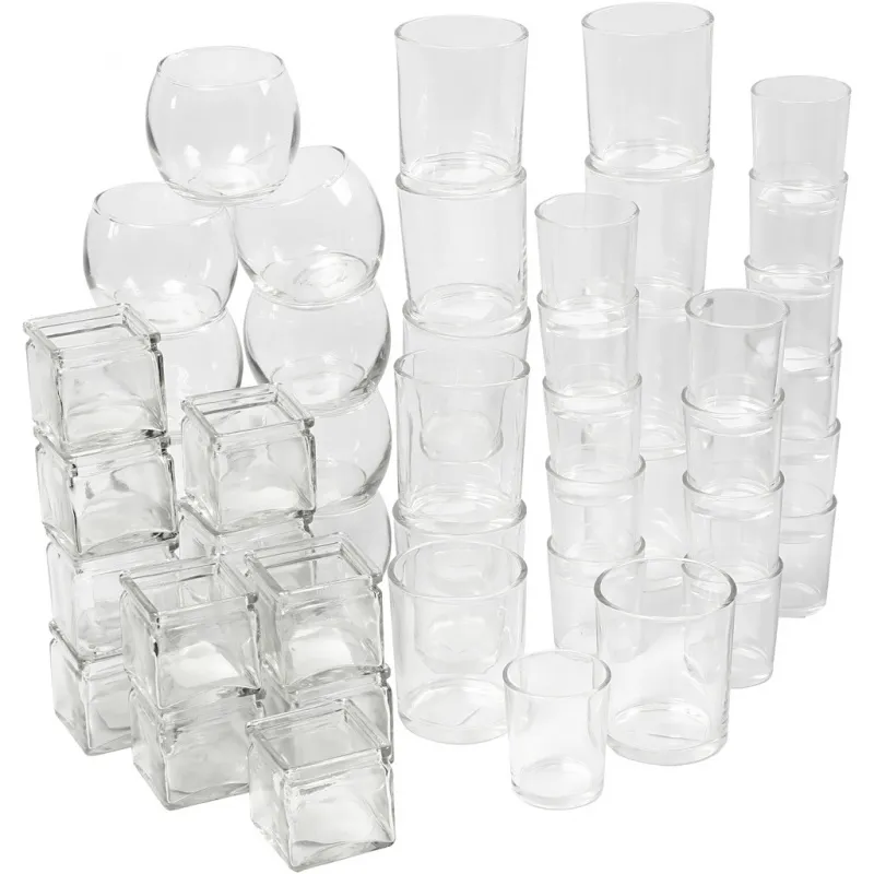 Gruppen-Kreativset Kerzengläser, 1 Set