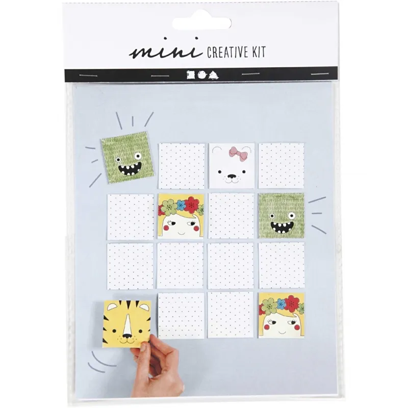 Mini Kreativ Set, Memo Spiel, 1 Pck