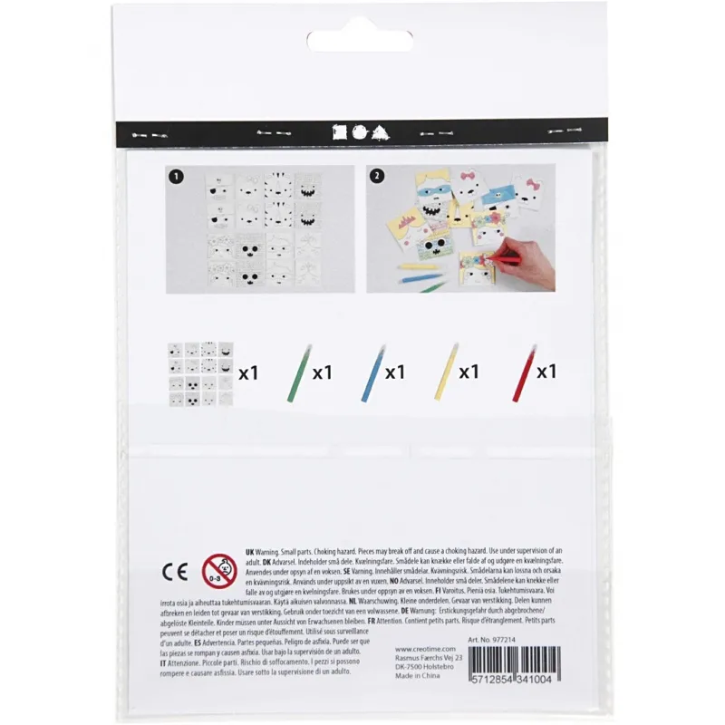 Mini Kreativ Set, Memo Spiel, 1 Pck