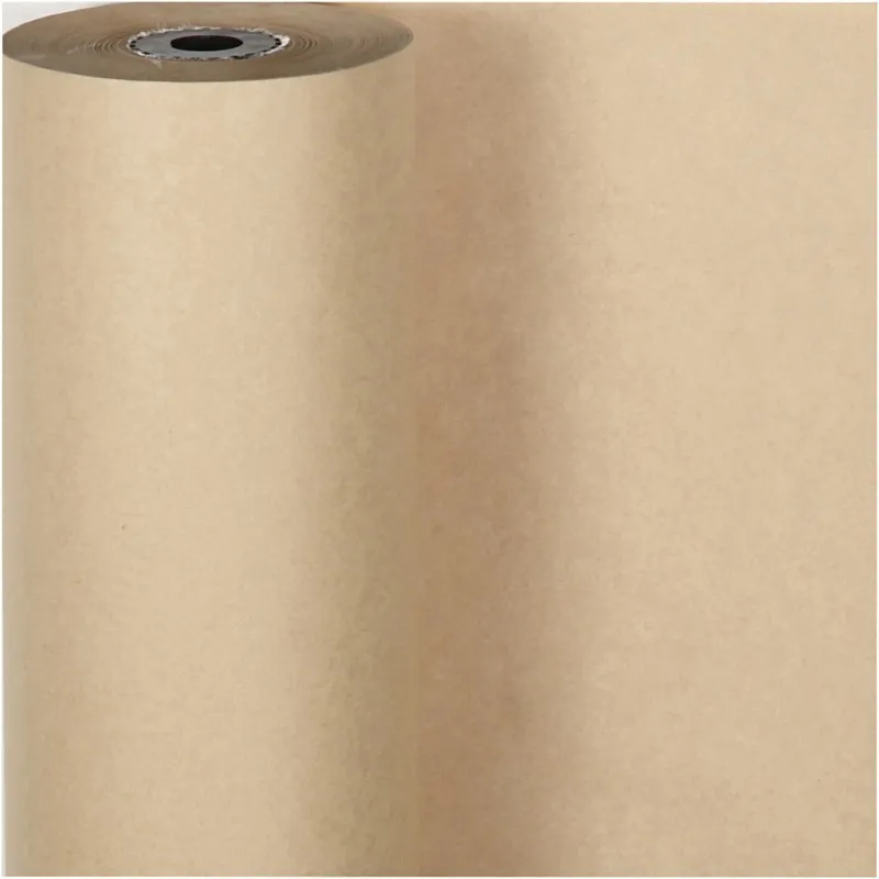 Geschenkpapier , B 50 cm, 60 g, Beige, 100 m/ 1 Rolle