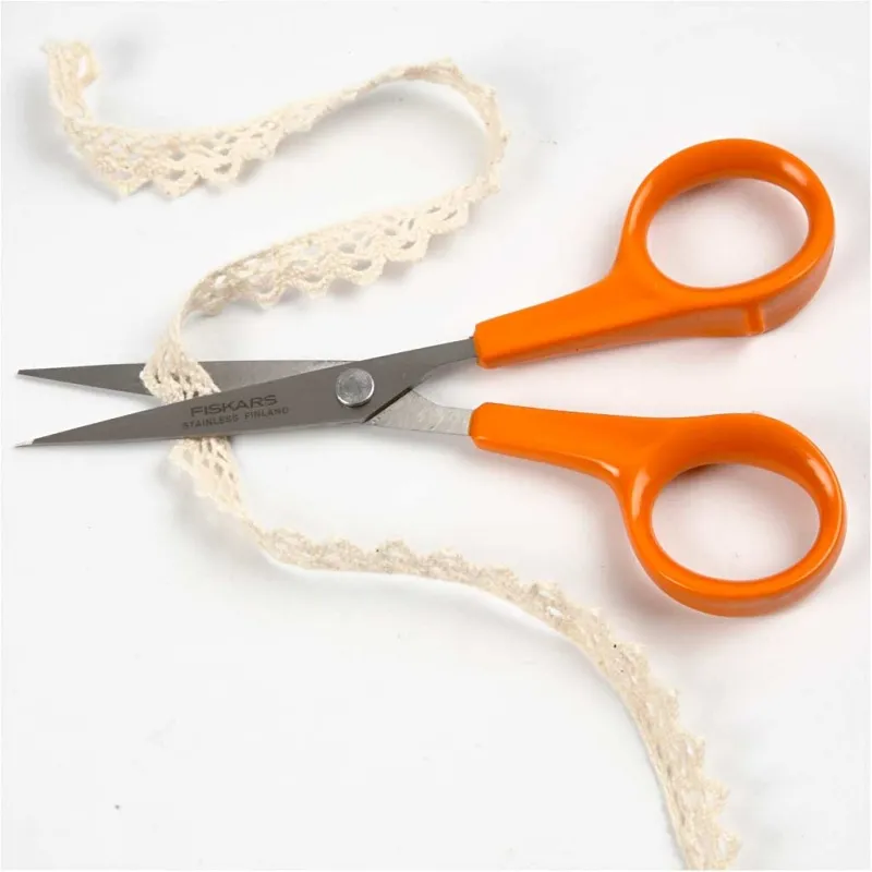 Fiskars Micro-Tip Stickschere, L 13 cm, 1 Stk