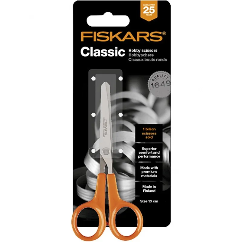 Fiskars Klassische Allzweckschere, L 13 cm, 1 Stk